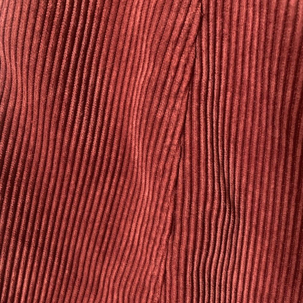Becool Burnt Orange Corduroy Skirt - Picture 4 of 5